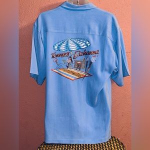 Tommy Bahama Silk Camp Patio King Shirt Medium